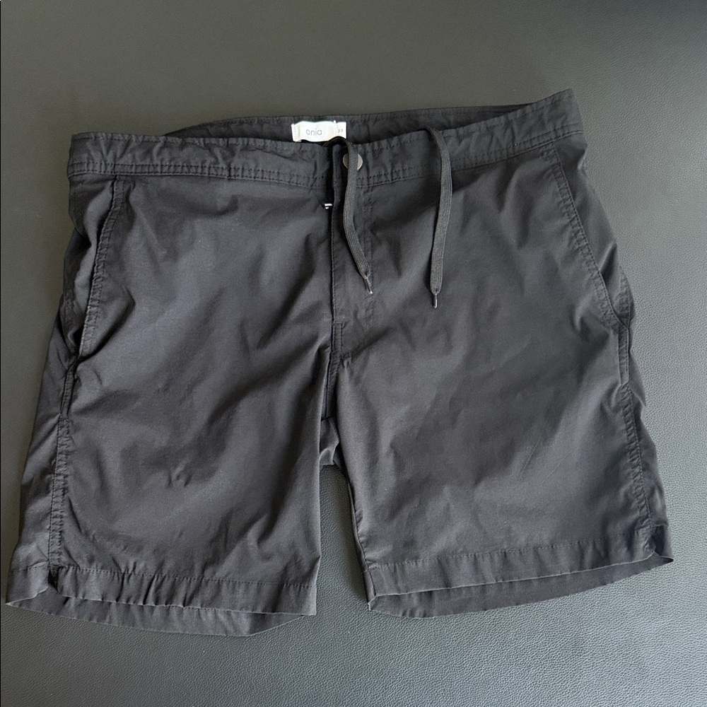 Onia Calder Black Swim Trunks